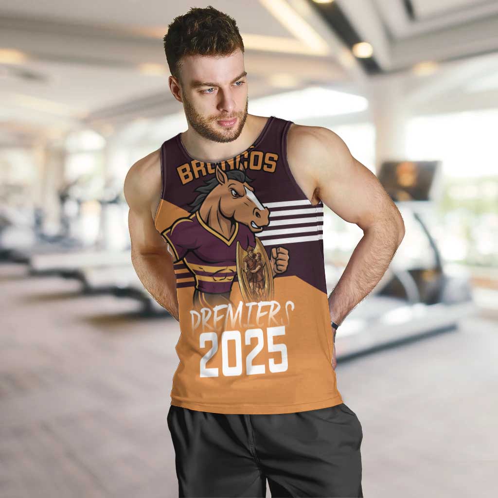 Personalised Broncos Spirit Men Tank Top Grand Final Champions 2025 - Vibe Hoodie