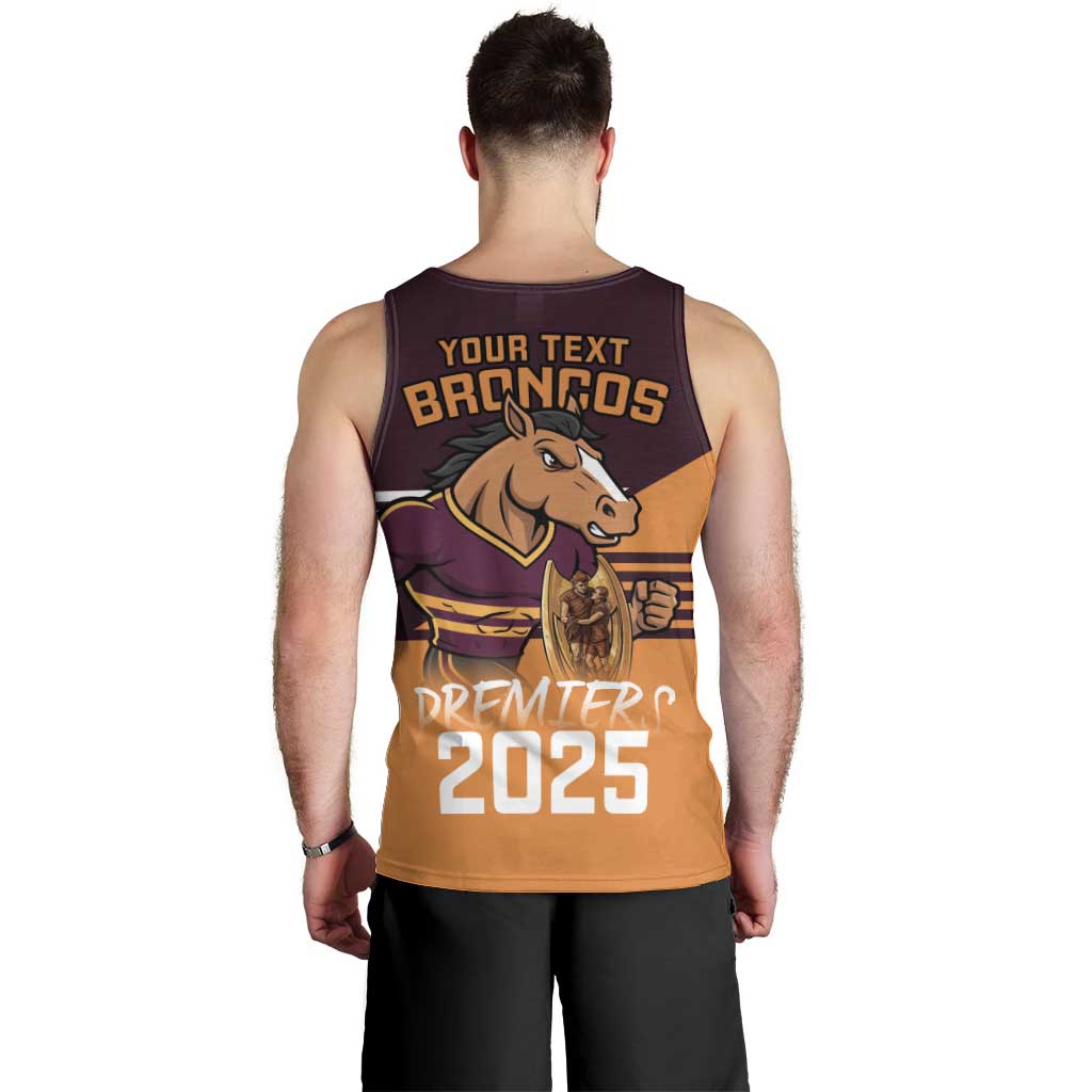 Personalised Broncos Spirit Men Tank Top Grand Final Champions 2025 - Vibe Hoodie