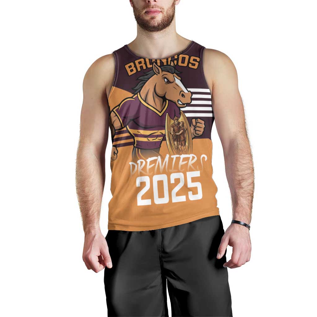 Personalised Broncos Spirit Men Tank Top Grand Final Champions 2025 - Vibe Hoodie