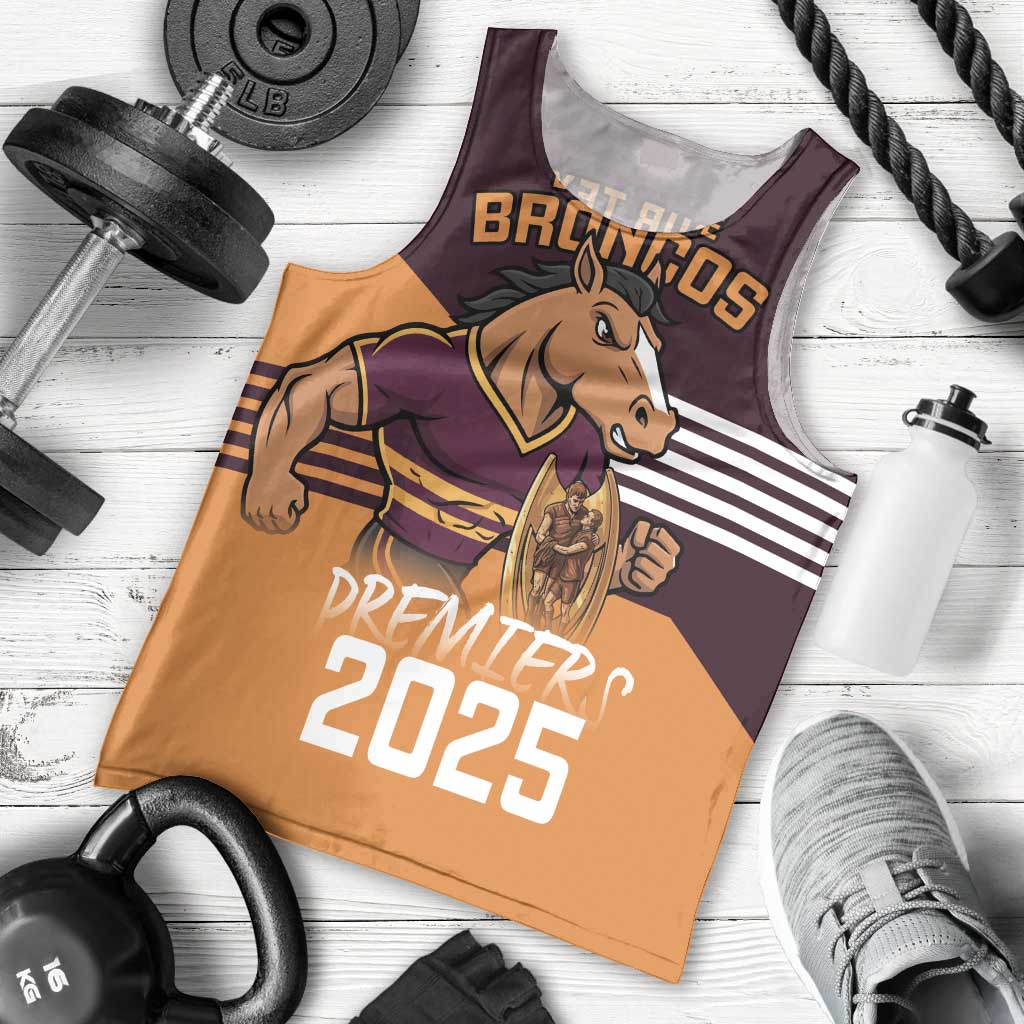 Personalised Broncos Spirit Men Tank Top Grand Final Champions 2025 - Vibe Hoodie