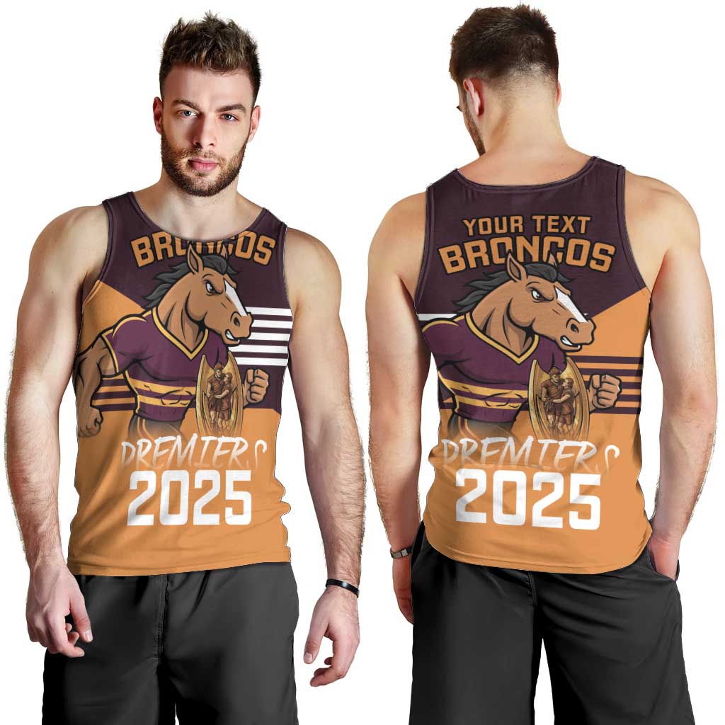 Personalised Broncos Spirit Men Tank Top Grand Final Champions 2025 - Vibe Hoodie