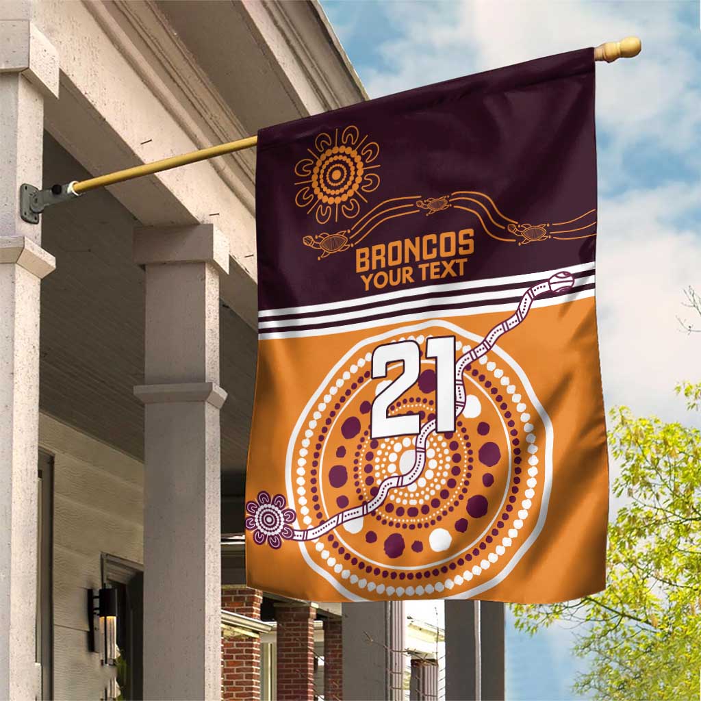 Custom Broncos Spirit Garden Flag Ride for Glory Indigenous Aboriginal - Vibe Hoodie