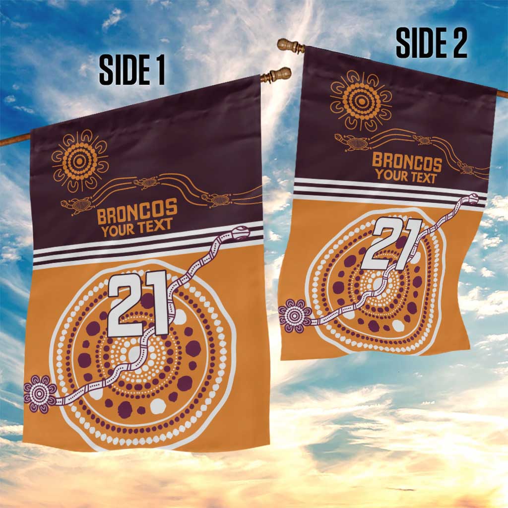 Custom Broncos Spirit Garden Flag Ride for Glory Indigenous Aboriginal - Vibe Hoodie