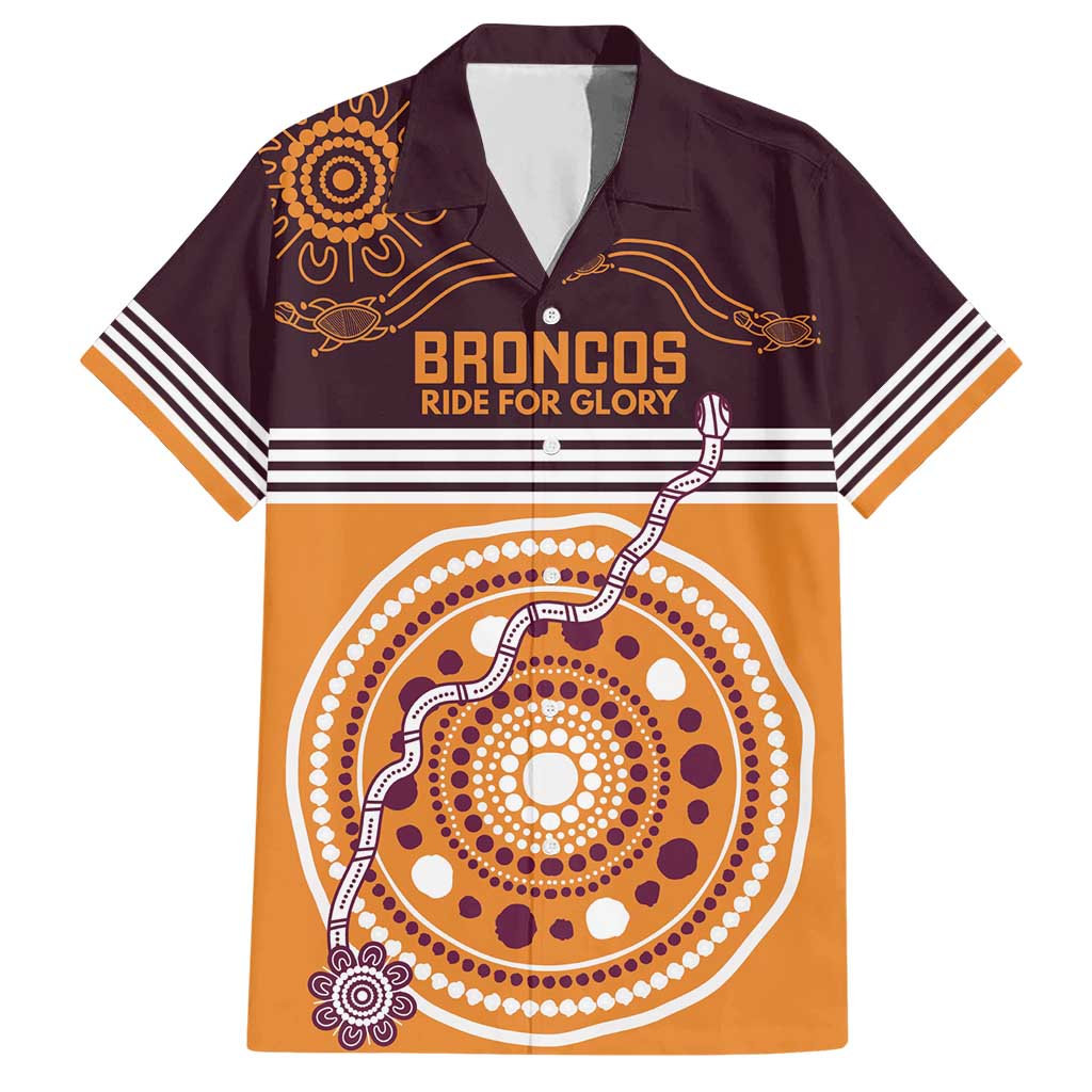 Custom Broncos Spirit Hawaiian Shirt Ride for Glory Indigenous Aboriginal - Vibe Hoodie