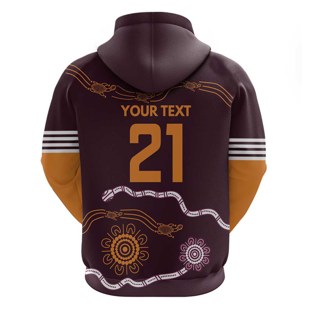 Custom Broncos Spirit Hoodie Ride for Glory Indigenous Aboriginal - Vibe Hoodie