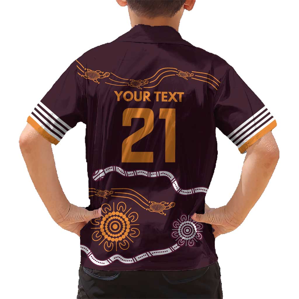 Custom Broncos Spirit Kid Hawaiian Shirt Ride for Glory Indigenous Aboriginal - Vibe Hoodie