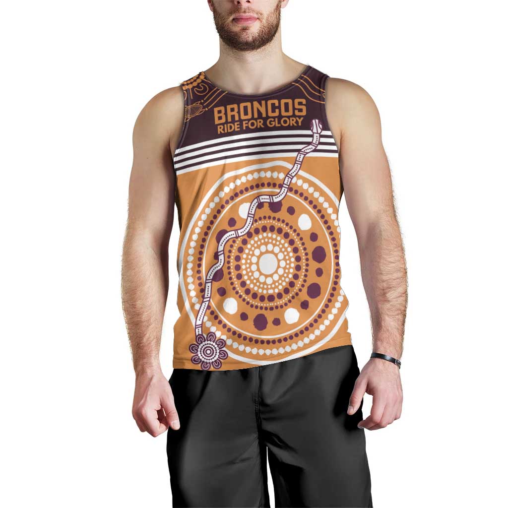 Custom Broncos Spirit Men Tank Top Ride for Glory Indigenous Aboriginal - Vibe Hoodie