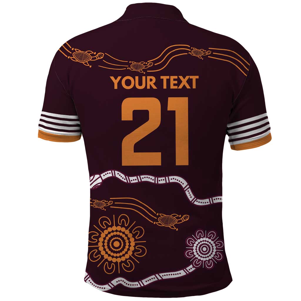 Custom Broncos Spirit Polo Shirt Ride for Glory Indigenous Aboriginal - Vibe Hoodie