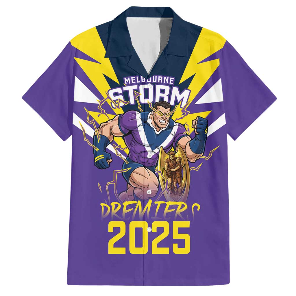 Personalised Storm Spirit Hawaiian Shirt Grand Final Champions 2025 - Vibe Hoodie