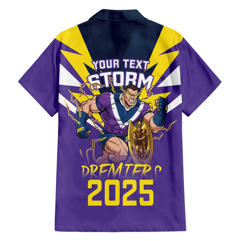 Personalised Storm Spirit Hawaiian Shirt Grand Final Champions 2025 - Vibe Hoodie