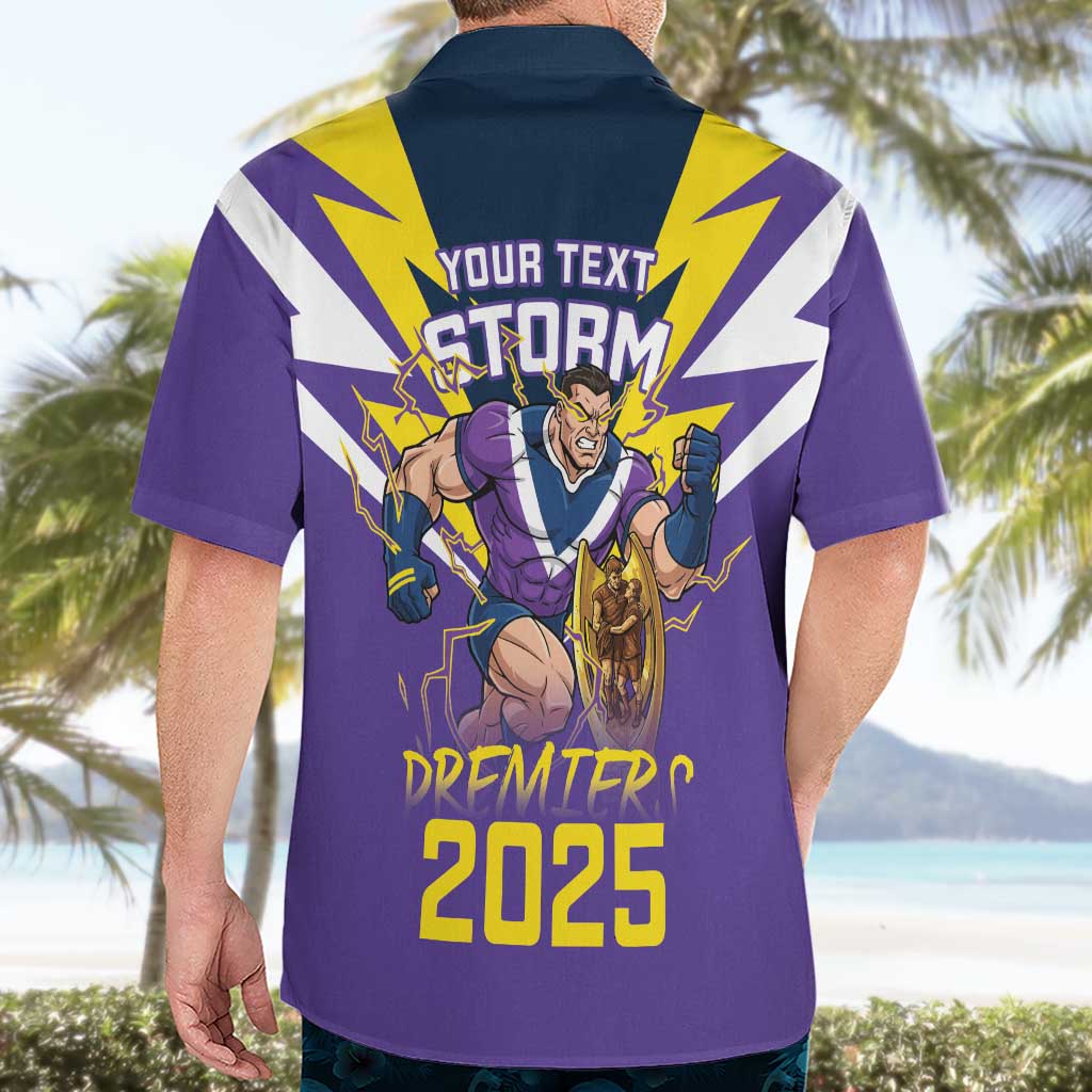 Personalised Storm Spirit Hawaiian Shirt Grand Final Champions 2025 - Vibe Hoodie