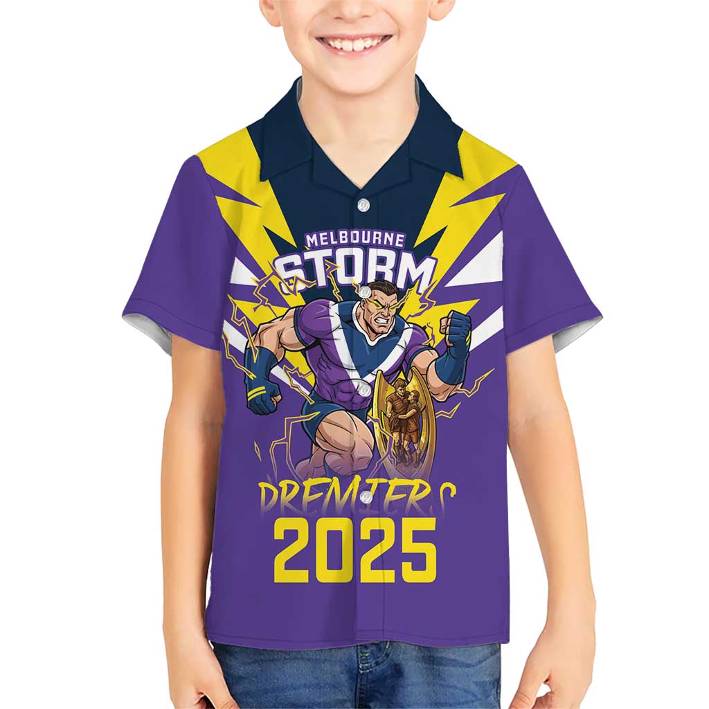 Personalised Storm Spirit Hawaiian Shirt Grand Final Champions 2025 - Vibe Hoodie