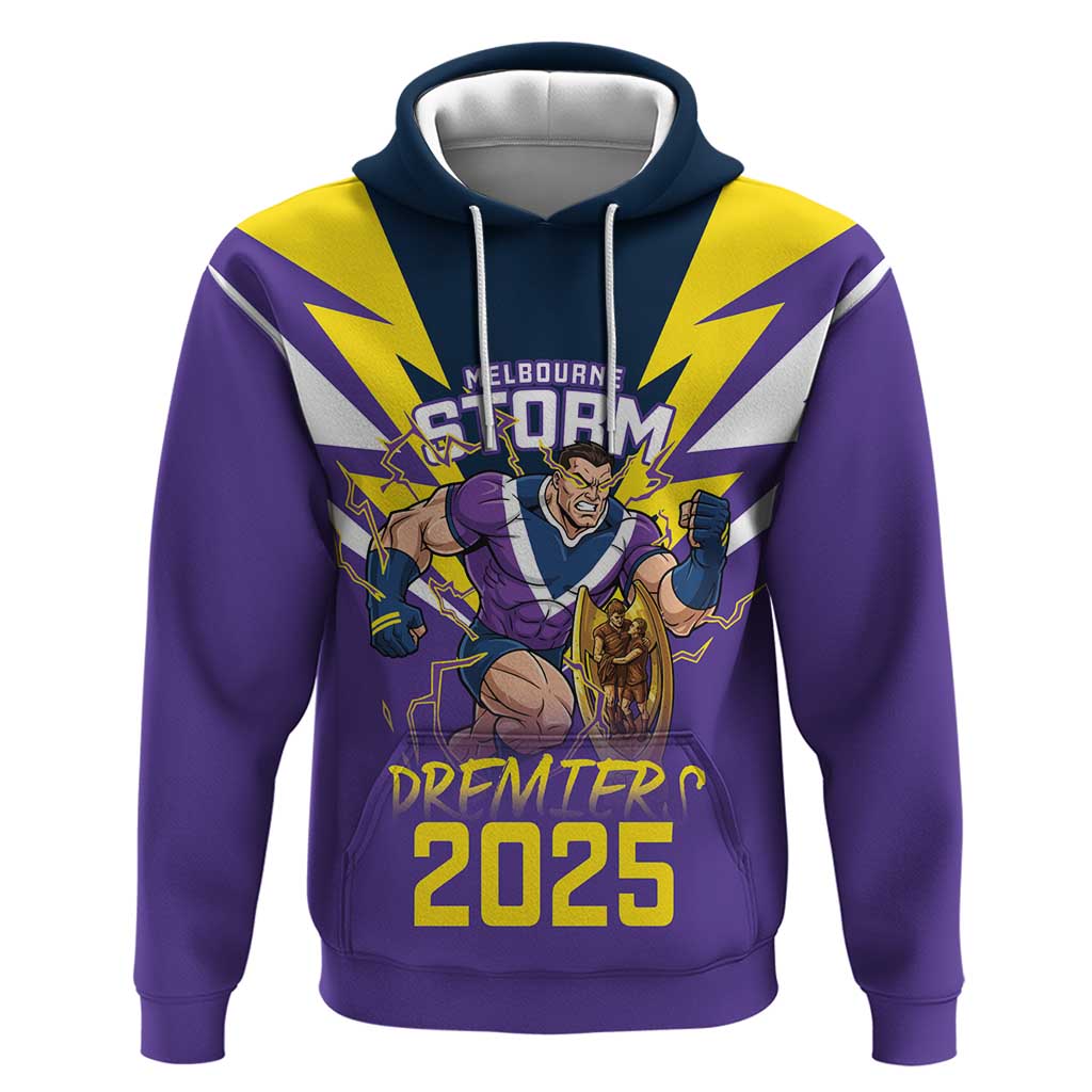 Personalised Storm Spirit Hoodie Grand Final Champions 2025 - Vibe Hoodie