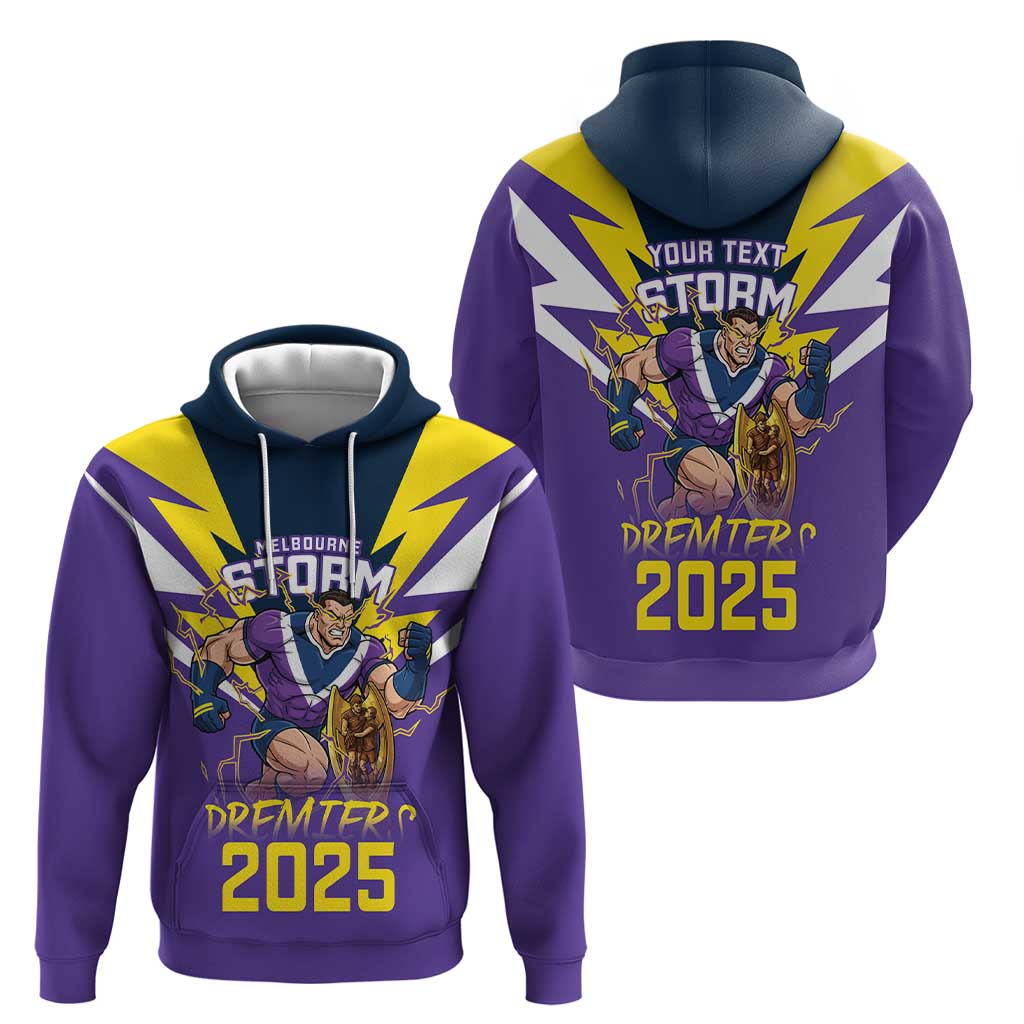 Personalised Storm Spirit Hoodie Grand Final Champions 2025 - Vibe Hoodie