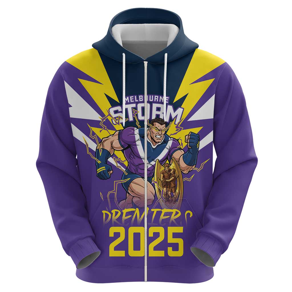 Personalised Storm Spirit Hoodie Grand Final Champions 2025 - Vibe Hoodie