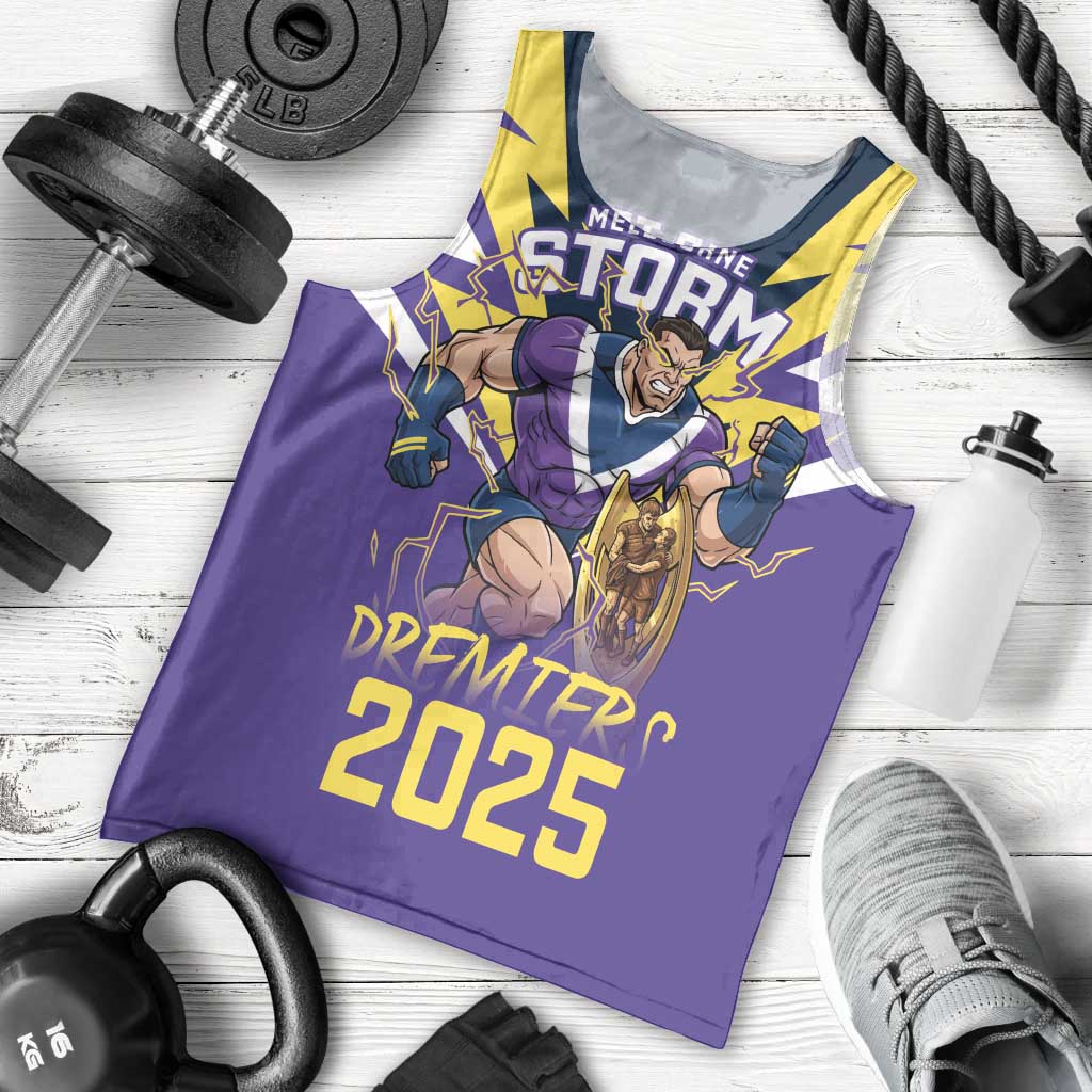 Personalised Storm Spirit Men Tank Top Grand Final Champions 2025 - Vibe Hoodie