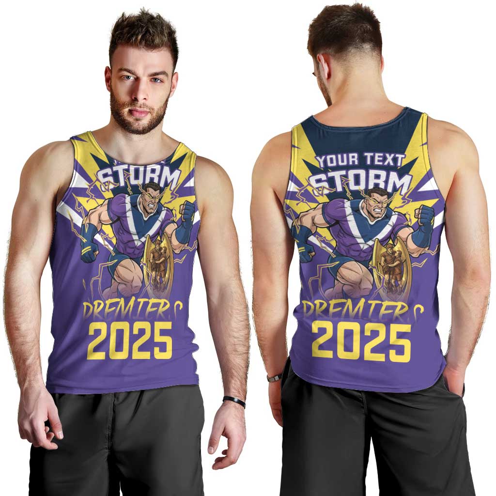 Personalised Storm Spirit Men Tank Top Grand Final Champions 2025 - Vibe Hoodie