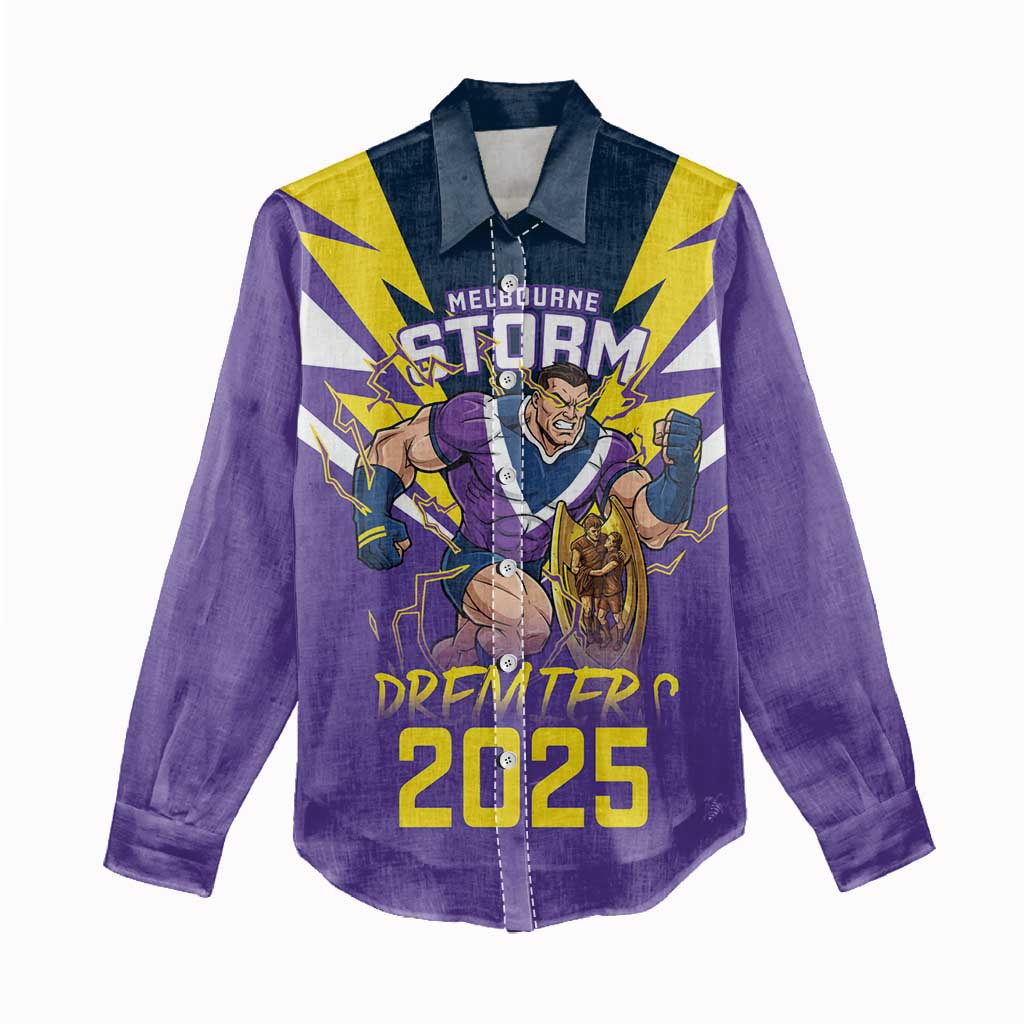 Personalised Storm Spirit Women Casual Shirt Grand Final Champions 2025 - Vibe Hoodie