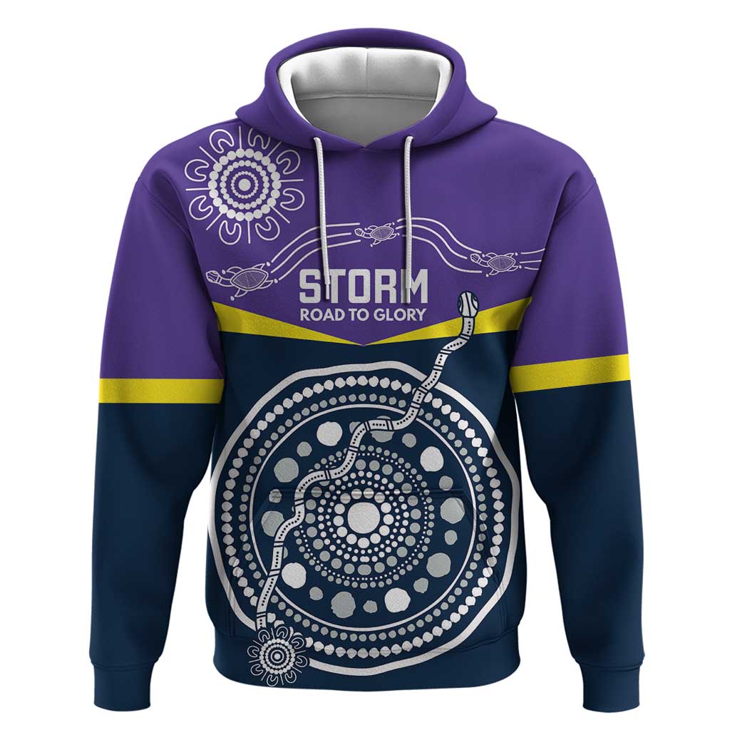 Custom Storm Spirit Hoodie Road to Glory Indigenous Aboriginal - Vibe Hoodie