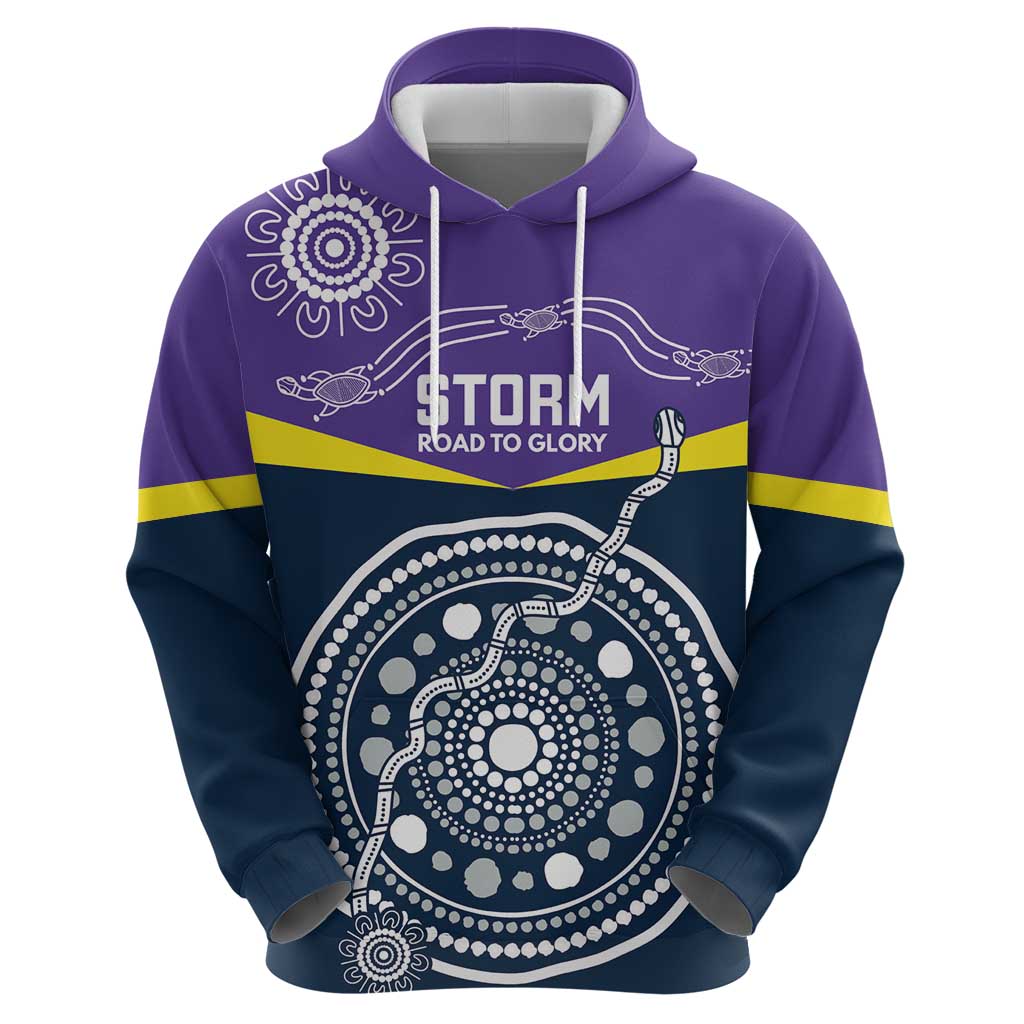 Custom Storm Spirit Hoodie Road to Glory Indigenous Aboriginal - Vibe Hoodie