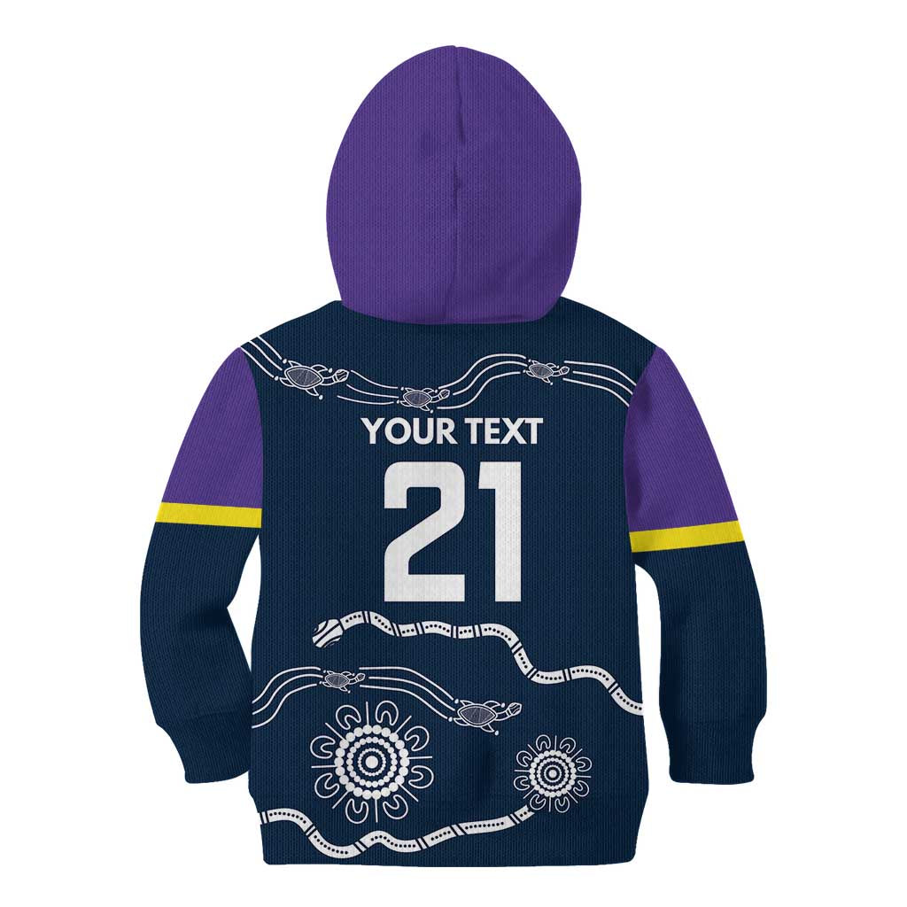 Custom Storm Spirit Kid Hoodie Road to Glory Indigenous Aboriginal - Vibe Hoodie