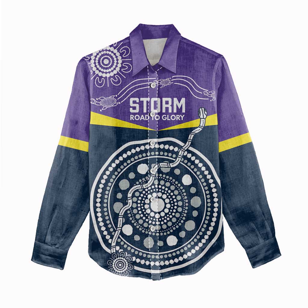 Custom Storm Spirit Women Casual Shirt Road to Glory Indigenous Aboriginal - Vibe Hoodie