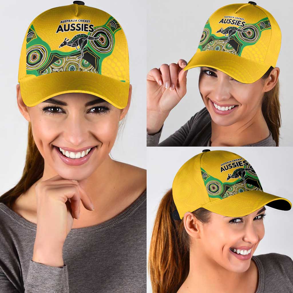 Australia Cricket Spirit 2026 Classic Cap World T20 Edition - Gold Aboriginal - Vibe Hoodie