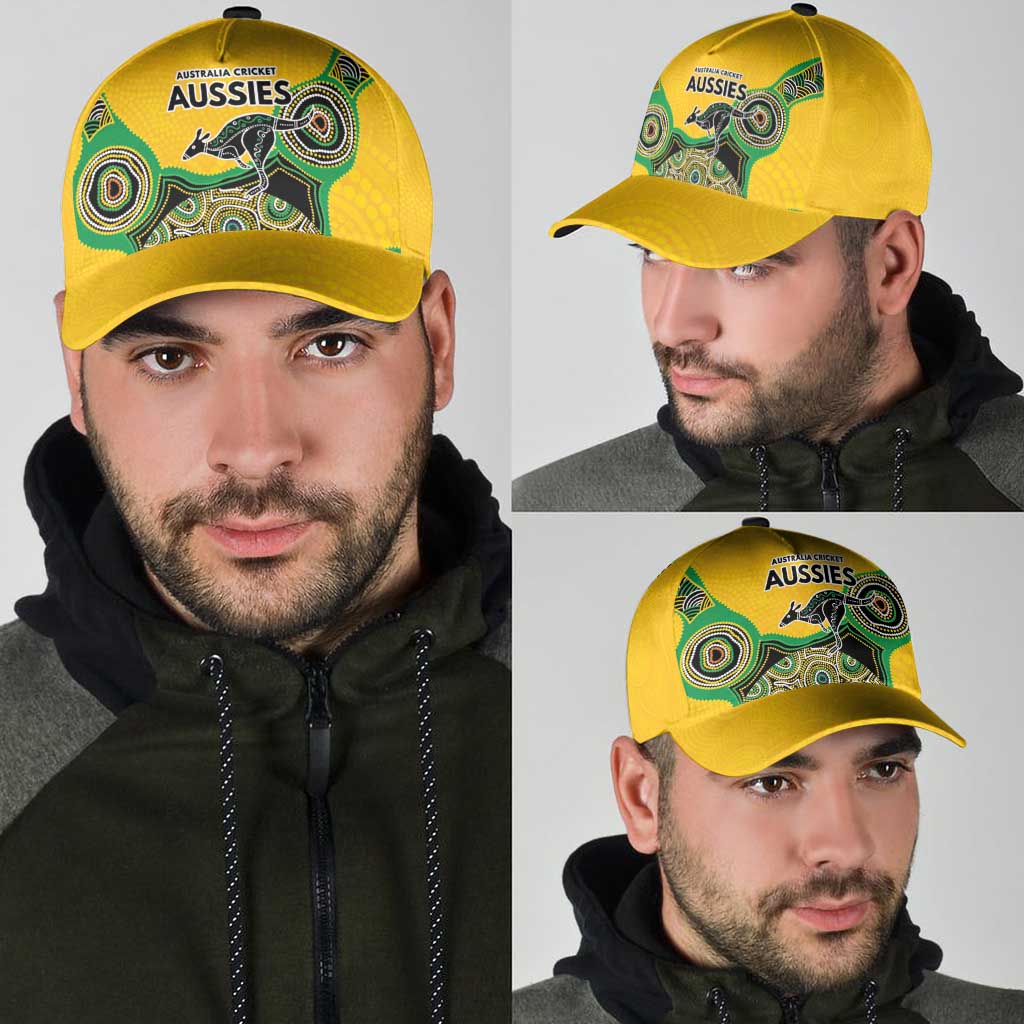 Australia Cricket Spirit 2026 Classic Cap World T20 Edition - Gold Aboriginal - Vibe Hoodie
