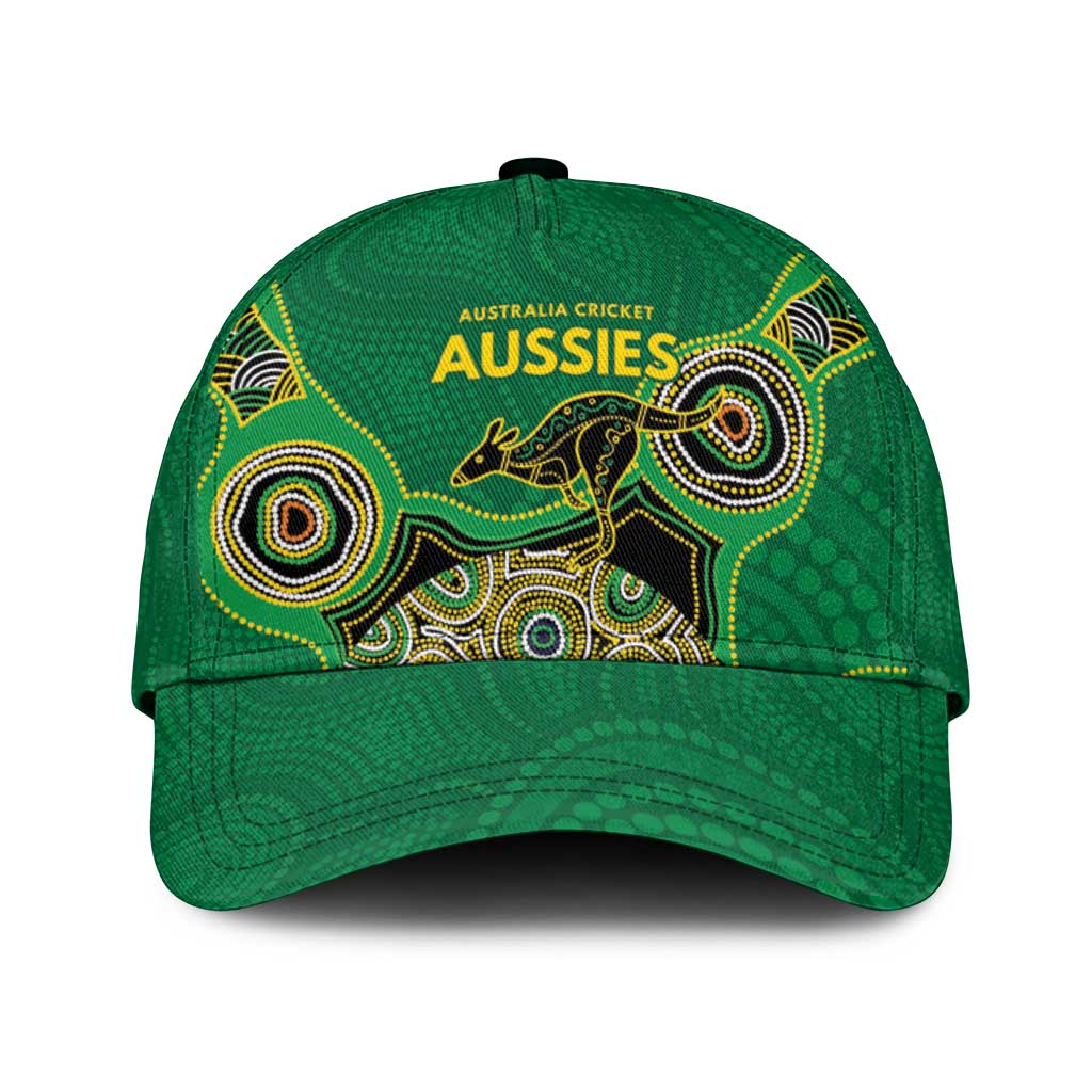 Australia Cricket Spirit 2026 Classic Cap World T20 Edition - Green Aboriginal - Vibe Hoodie