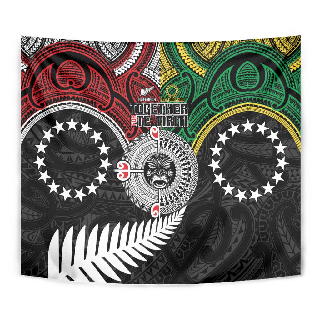 Aotearoa and Cook Islands Mo Te Tiriti Tapestry New Zealand Honour The Treaty Ake!Ake!Ake! - Vibe Hoodie Shop