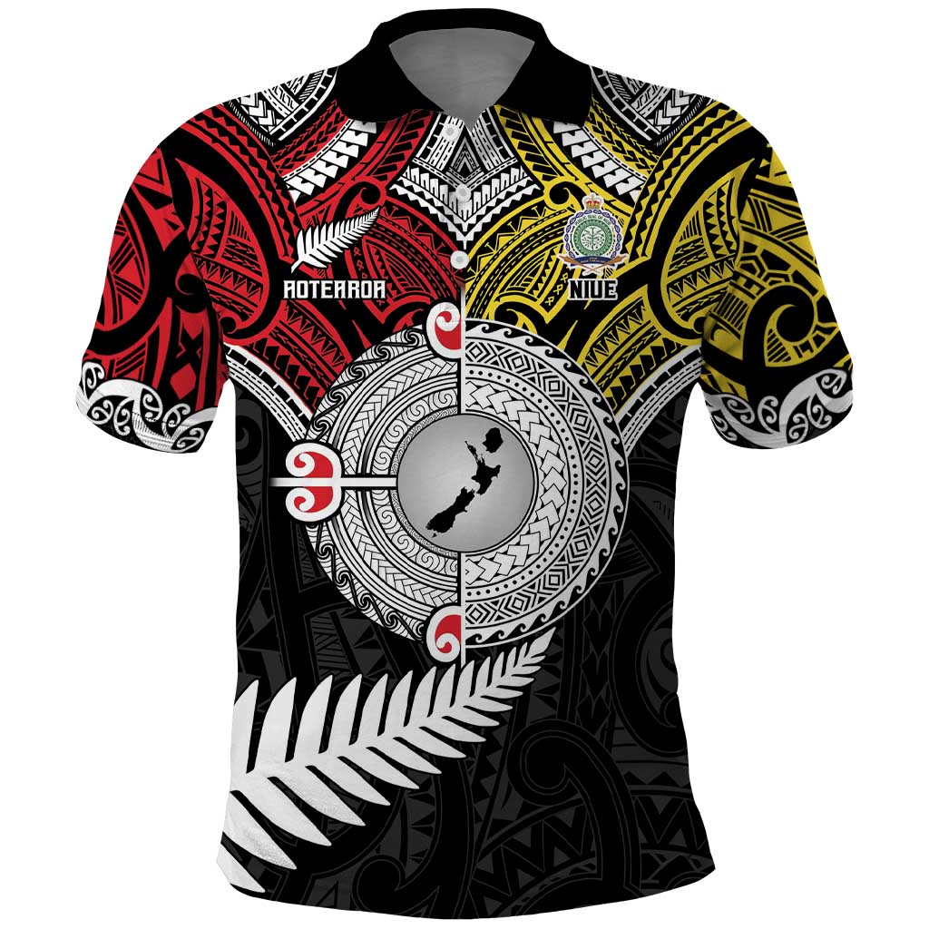 Aotearoa and Niue Mo Te Tiriti Polo Shirt New Zealand Honour The Treaty Ake!Ake!Ake! LT9 - Vibe Hoodie Shop