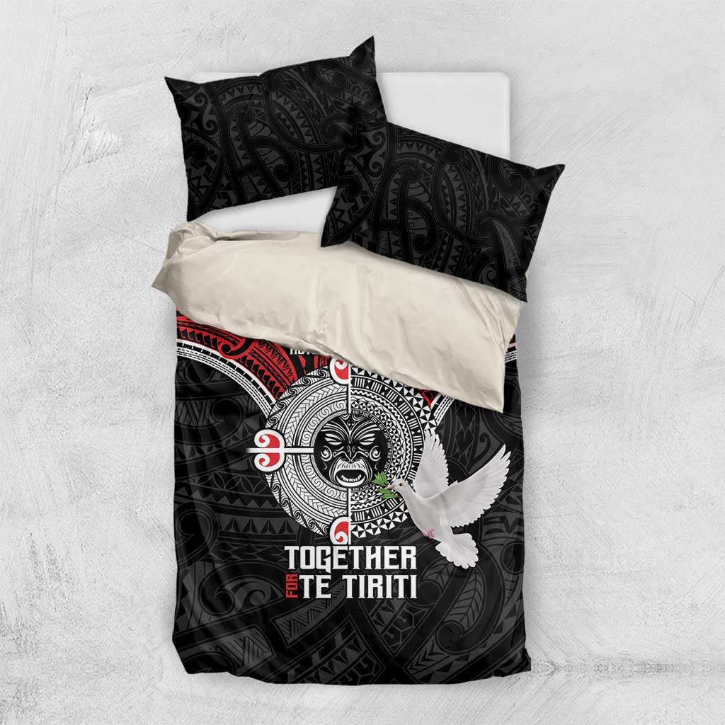 Aotearoa and Tonga Mo Te Tiriti Bedding Set New Zealand Honour The Treaty Ake!Ake!Ake! - Vibe Hoodie Shop