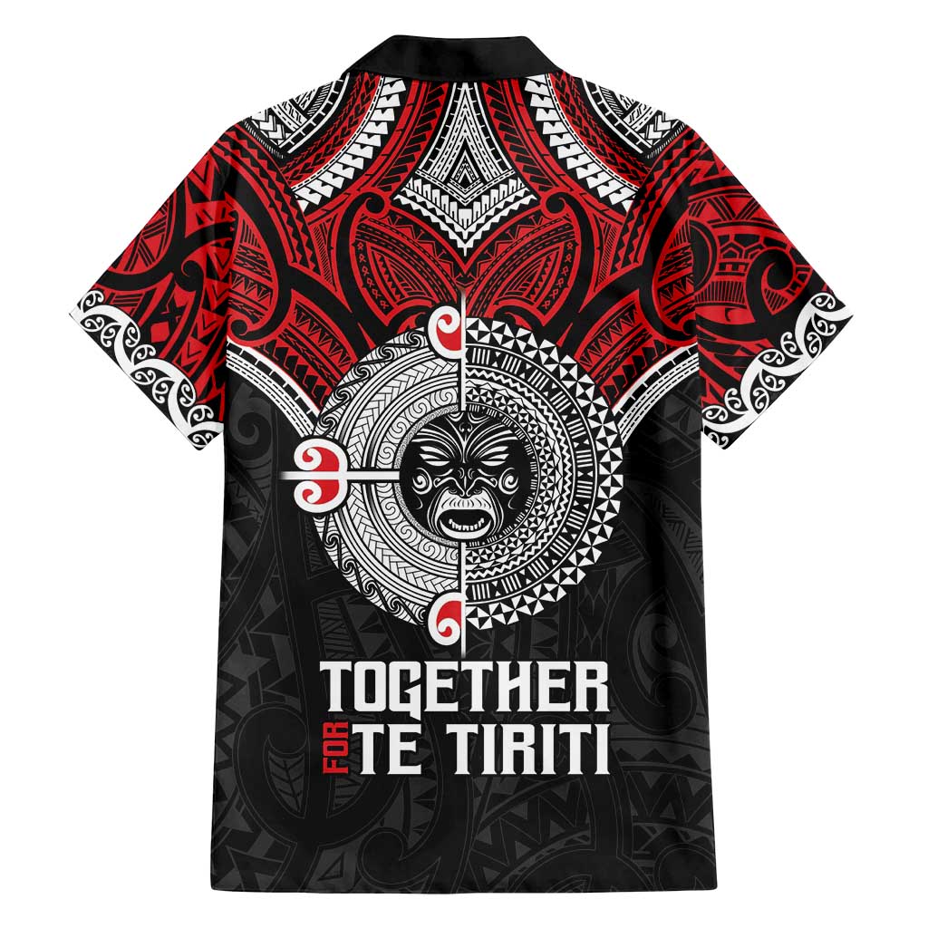 Aotearoa and Tonga Mo Te Tiriti Family Matching Puletasi and Hawaiian Shirt New Zealand Honour The Treaty Ake!Ake!Ake!