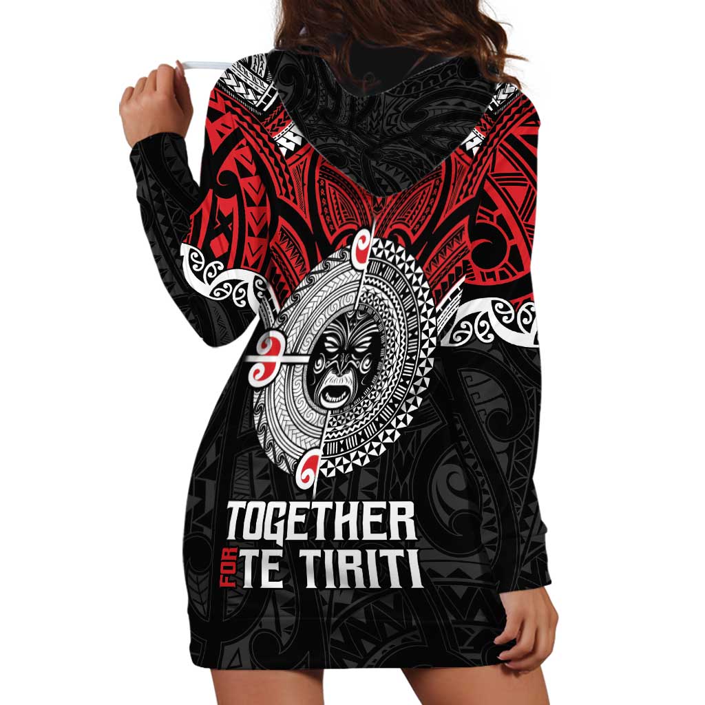 Aotearoa and Tonga Mo Te Tiriti Hoodie Dress New Zealand Honour The Treaty Ake!Ake!Ake! - Vibe Hoodie Shop