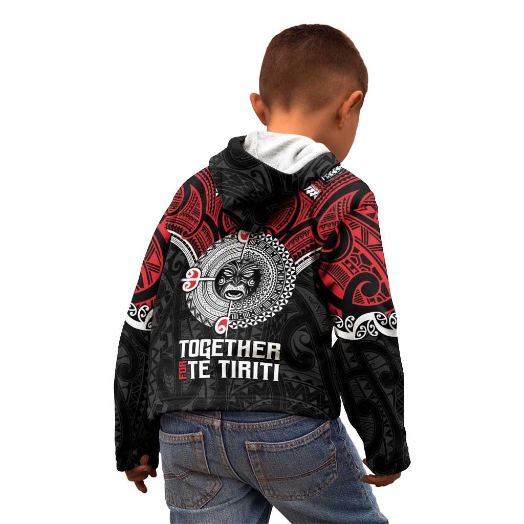 Aotearoa and Tonga Mo Te Tiriti Kid Hoodie New Zealand Honour The Treaty Ake!Ake!Ake! - Vibe Hoodie Shop