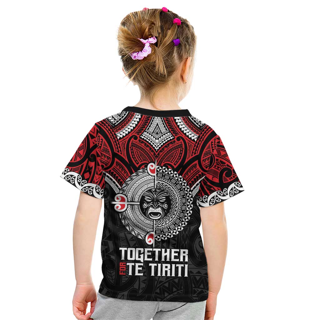 Aotearoa and Tonga Mo Te Tiriti Kid T Shirt New Zealand Honour The Treaty Ake!Ake!Ake! - Vibe Hoodie Shop