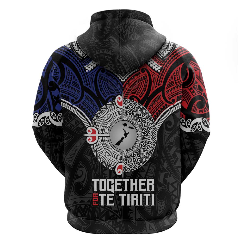 Aotearoa and Samoa Mo Te Tiriti Hoodie Tangata Moana Stand with Tangata Whenua LT9 - Vibe Hoodie Shop