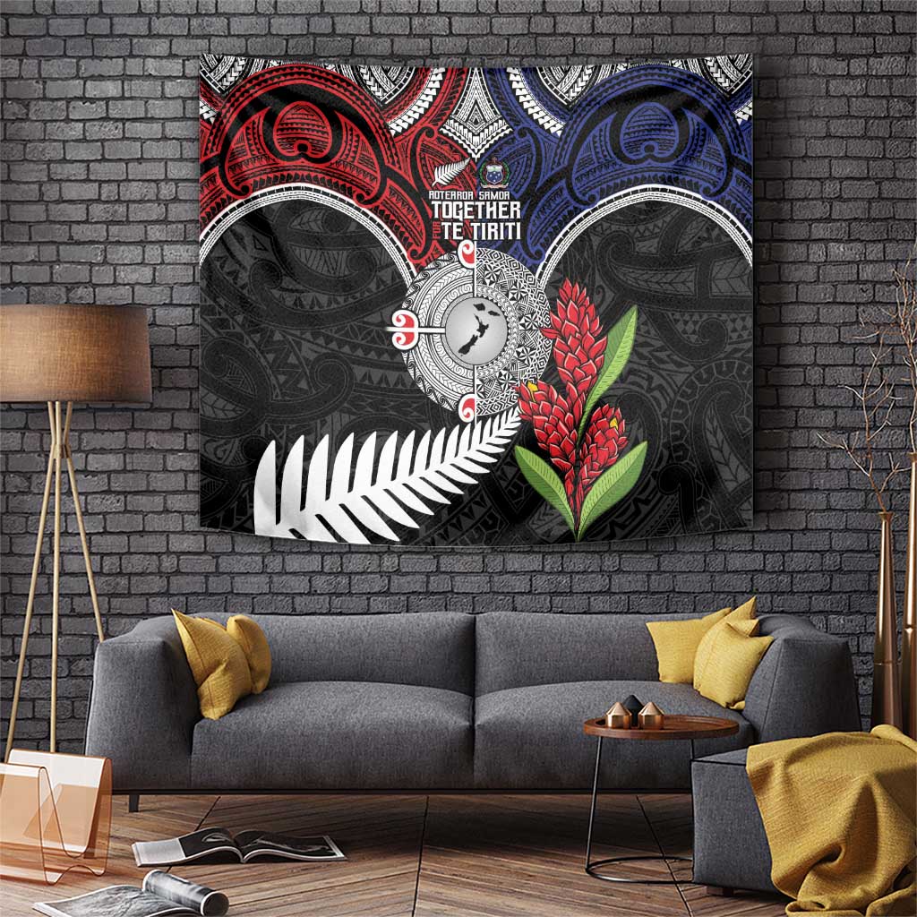 Aotearoa and Samoa Mo Te Tiriti Tapestry Tangata Moana Stand with Tangata Whenua - Vibe Hoodie Shop