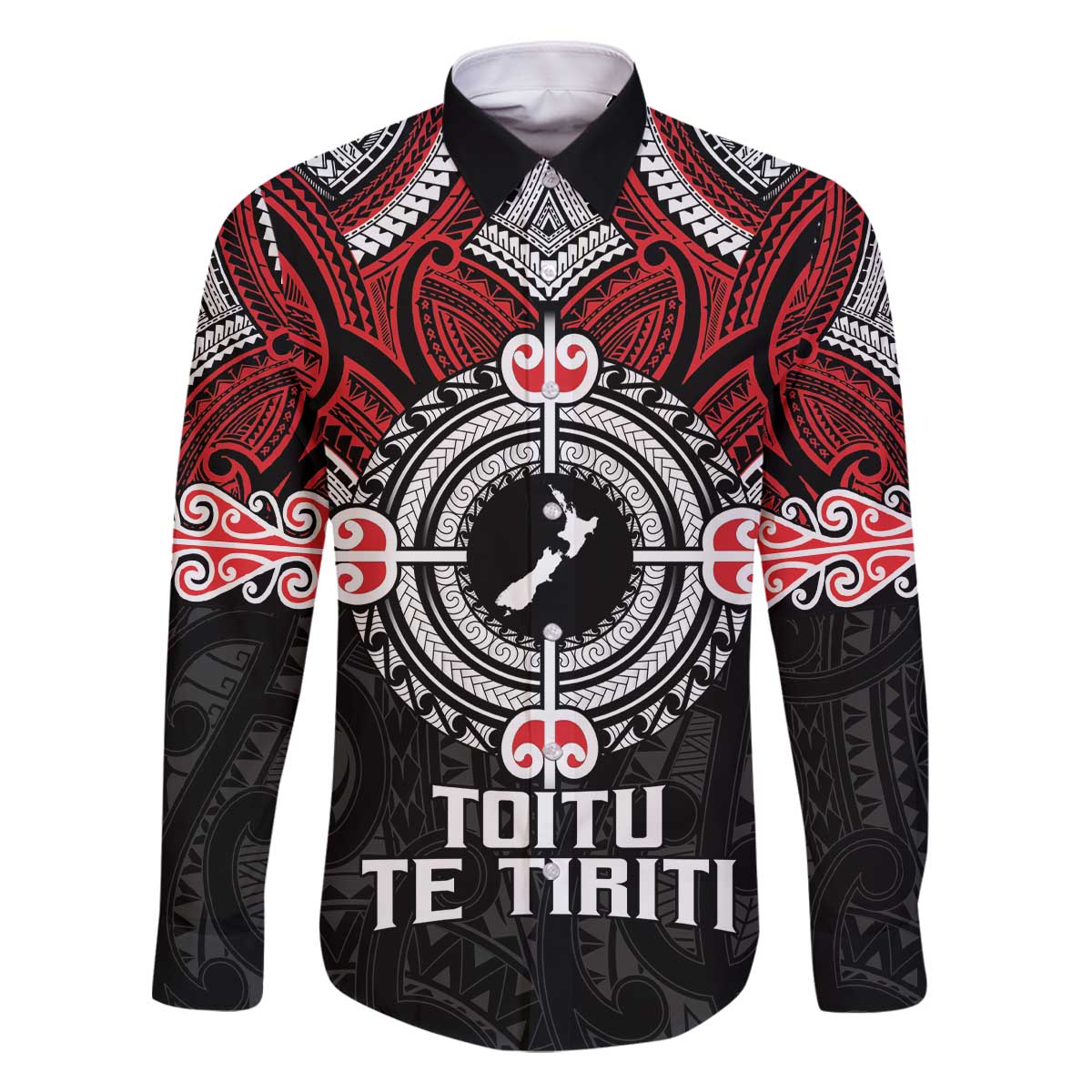 Aotearoa Proud To Be Maori Family Matching Off The Shoulder Long Sleeve Dress and Hawaiian Shirt New Zealand Fight Together