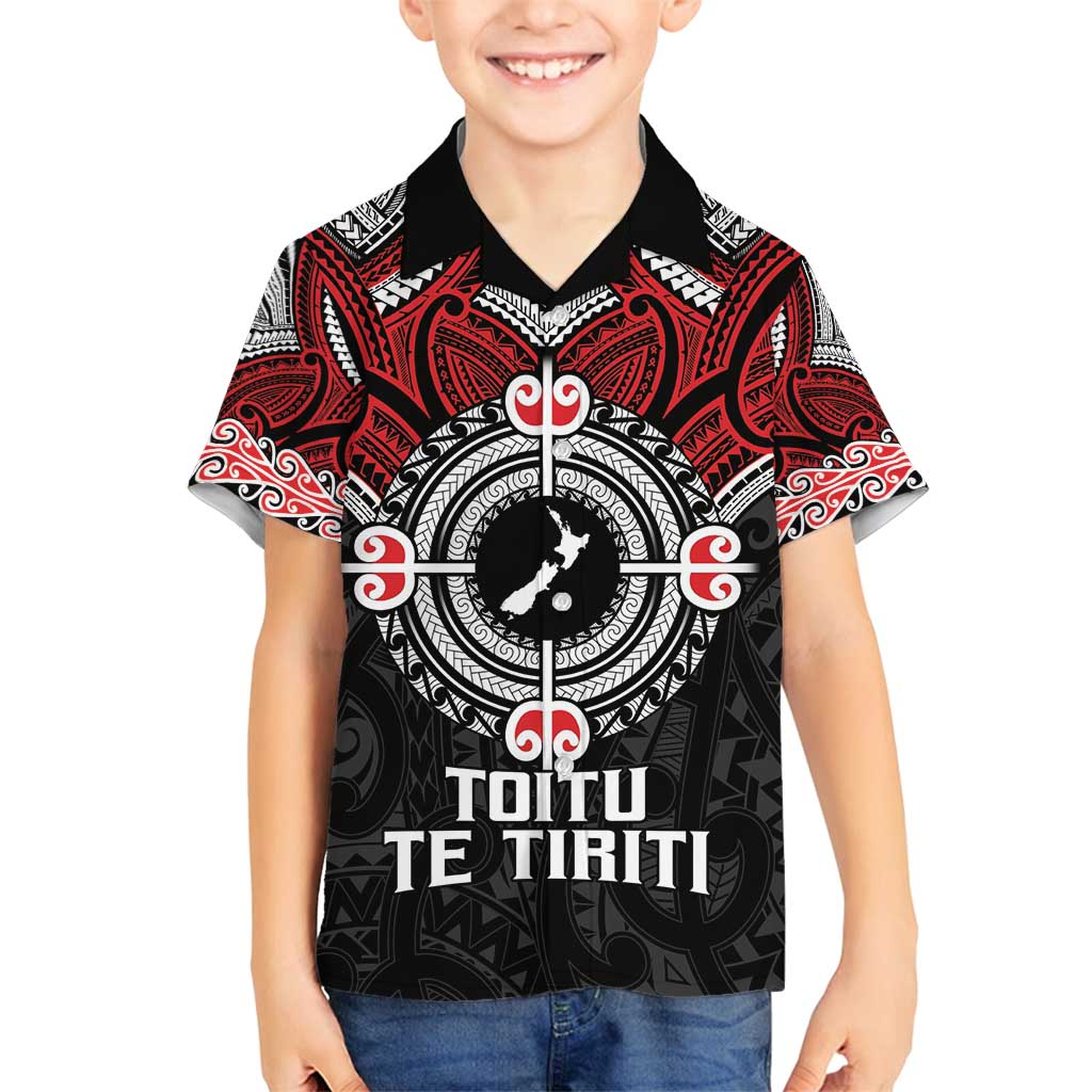 Aotearoa Proud To Be Maori Family Matching Off Shoulder Maxi Dress and Hawaiian Shirt New Zealand Fight Together