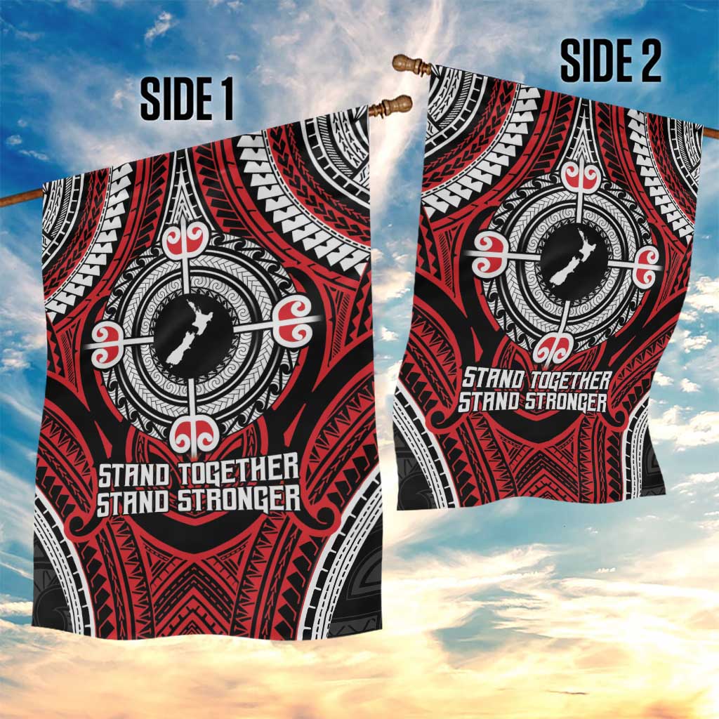 Aotearoa Proud To Be Maori Garden Flag New Zealand Fight Together - Vibe Hoodie Shop