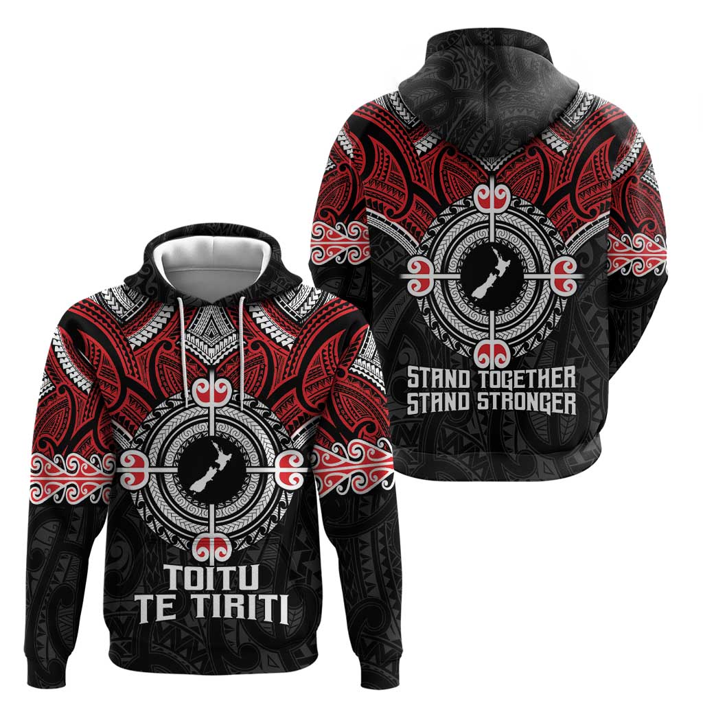 Aotearoa Proud To Be Maori Hoodie New Zealand Fight Together LT9 - Vibe Hoodie Shop