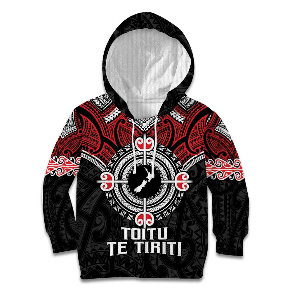 Aotearoa Proud To Be Maori Kid Hoodie New Zealand Fight Together - Vibe Hoodie Shop