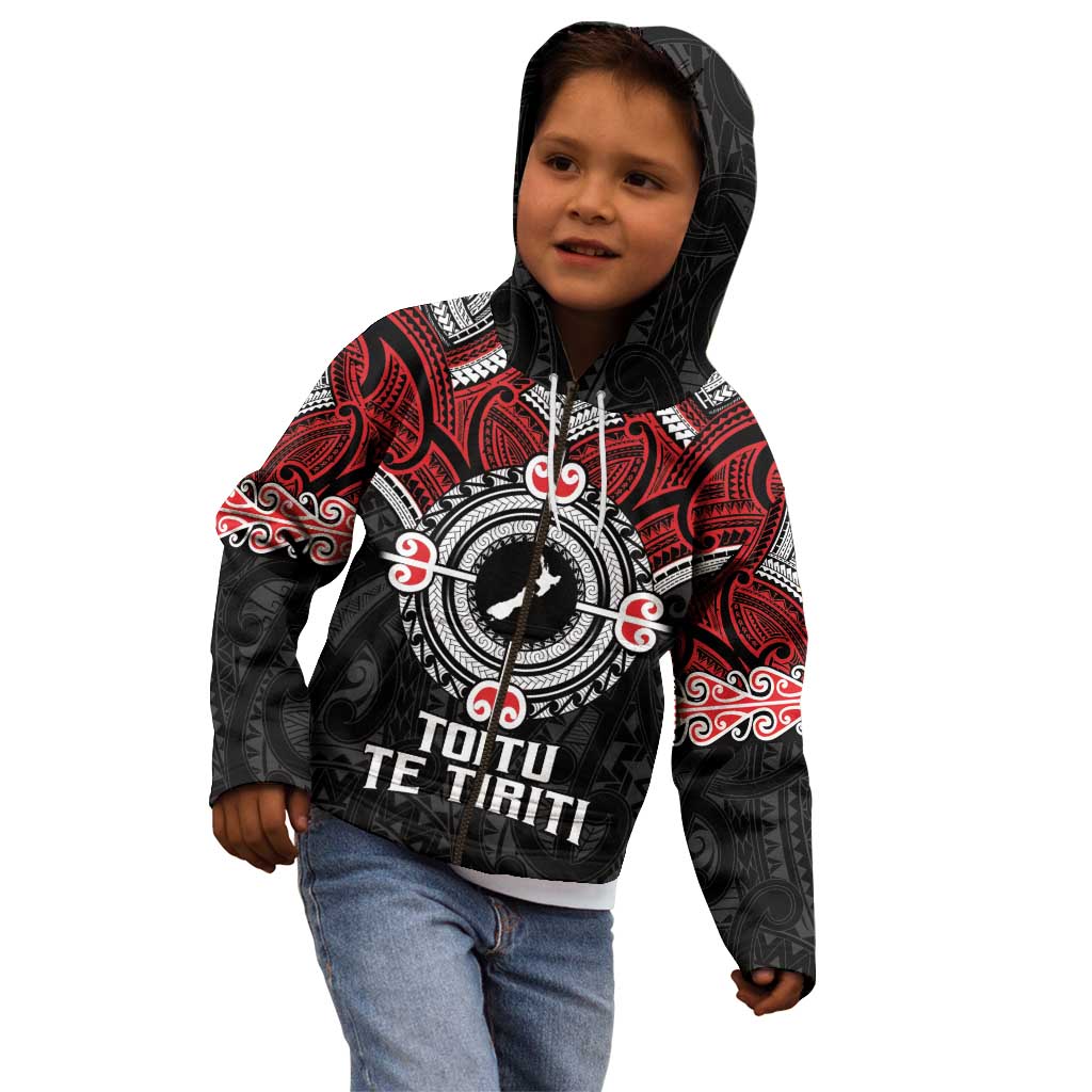 Aotearoa Proud To Be Maori Kid Hoodie New Zealand Fight Together - Vibe Hoodie Shop