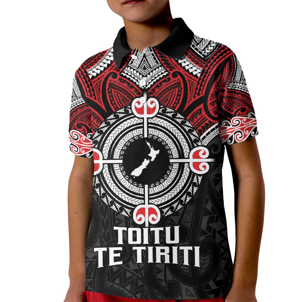 Aotearoa Proud To Be Maori Kid Polo Shirt New Zealand Fight Together - Vibe Hoodie Shop