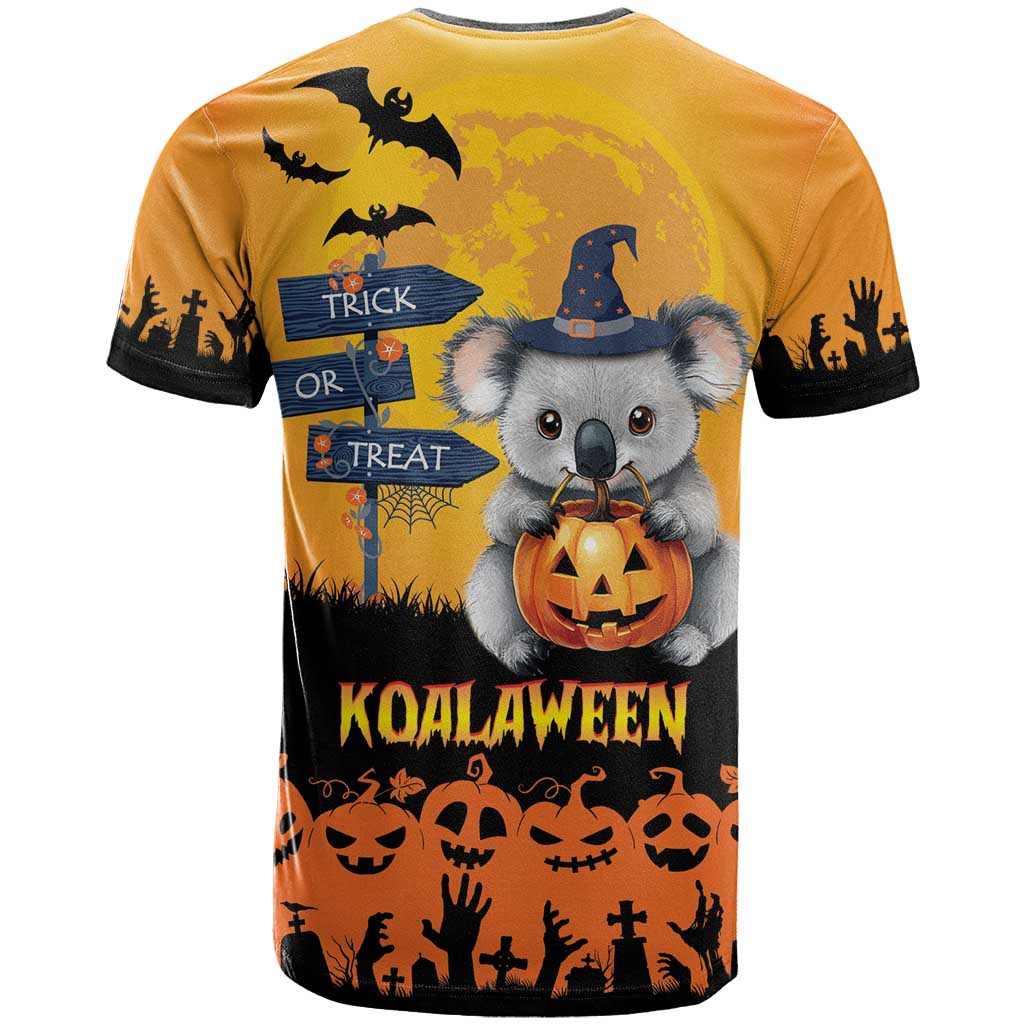 Happy Koalaween T Shirt Koala Ghost Trick or Treat LT9 - Vibe Hoodie Shop