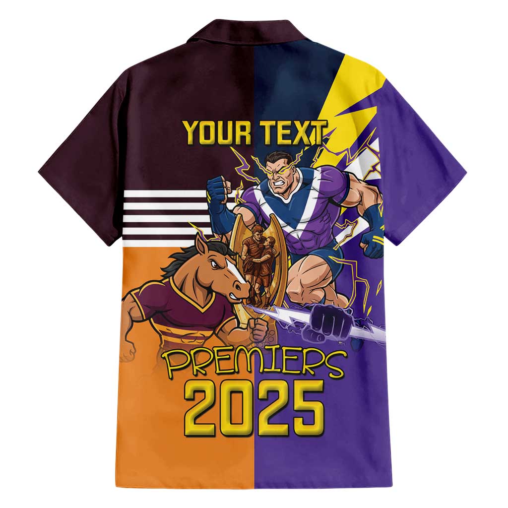 Personalised Rugby Storm vs Broncos Hawaiian Shirt Clash for the Crown - Vibe Hoodie