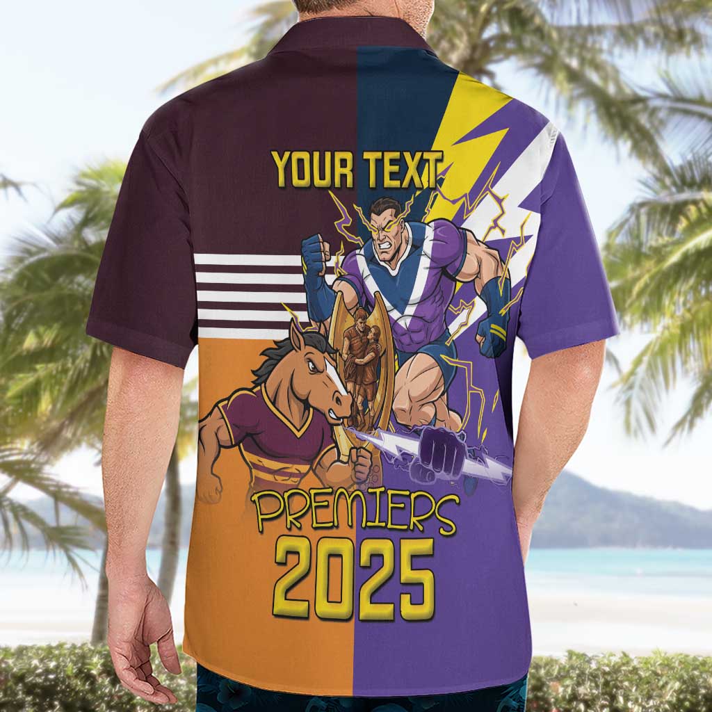 Personalised Rugby Storm vs Broncos Hawaiian Shirt Clash for the Crown - Vibe Hoodie