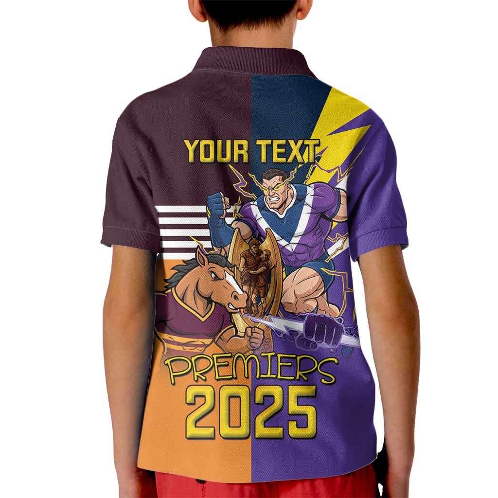 Personalised Rugby Storm vs Broncos Kid Polo Shirt Clash for the Crown - Vibe Hoodie