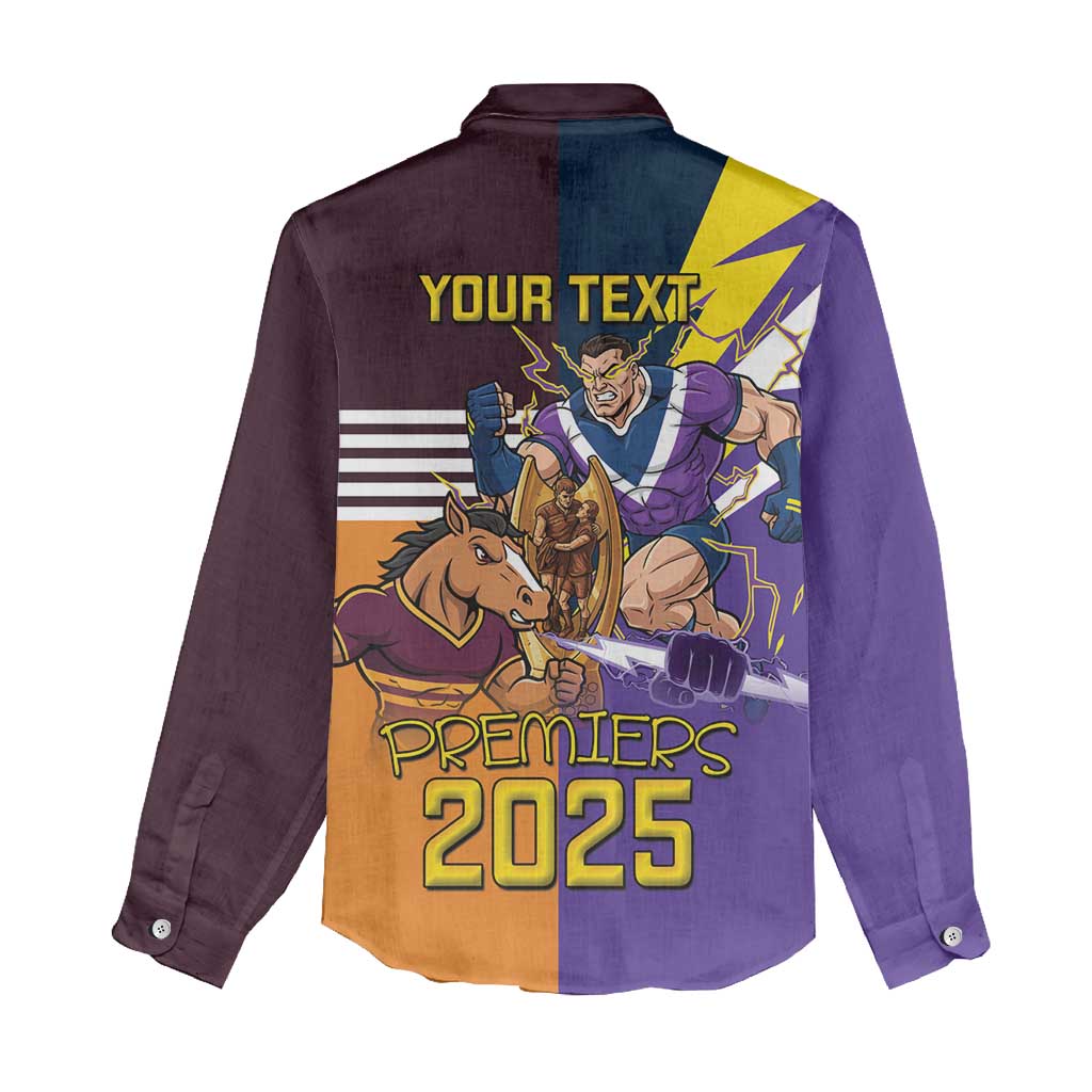 Personalised Rugby Storm vs Broncos Women Casual Shirt Clash for the Crown - Vibe Hoodie